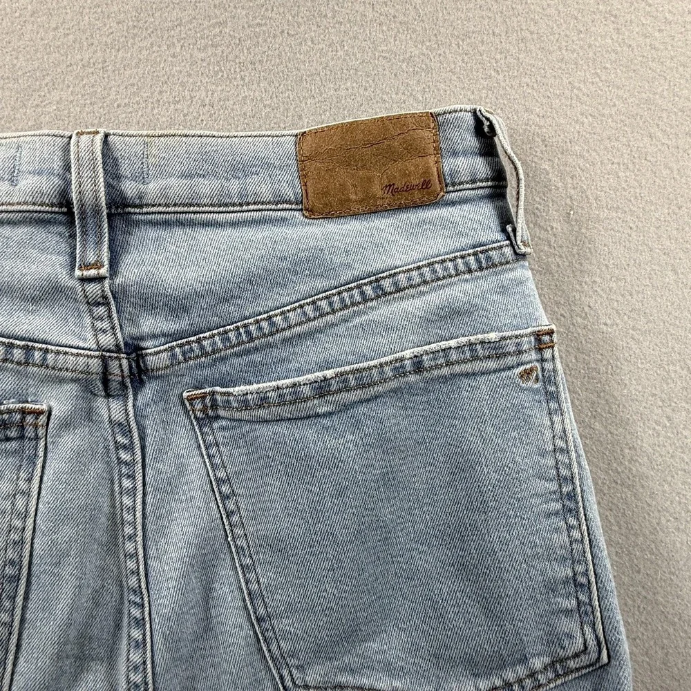 Madewell Perfect Vintage Straight Jeans Womens 28 Light‎ Wash High Rise 30x28